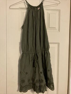Mameluco Halter Mossimo Olive Talla XS NUEVO CON ETIQUETAS Foto 1 de 3