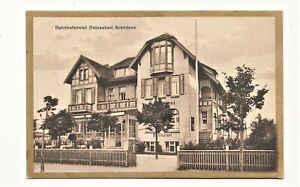 Ostseebad Arendsee 1925 Bahnhofshotel b. Kühlungsborn Bad Doberan Krs Rostock