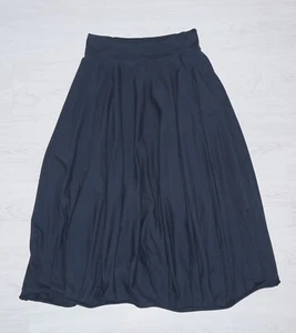 LABO.ART Womens Navy Cotton Elastan Long Oversized Maxi Skirt Size 1 - Picture 1 of 9