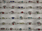 Wholesale Jewellery Mixed Lots 43pcs Assorted Filled Rhinestone Lady Rings