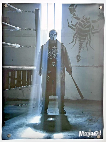 WWE STING Official 18x24 Poster wwf WRESTLEMANIA 31 Cover