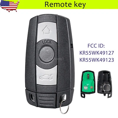 遥控钥匙链 适用于 2006 - 2011 宝马 325i 328i 330i 335i 525i 528i 530i 535i 550i — 第 1/4 张图片