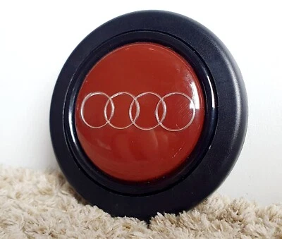 MOMO Auténtico Botón Bocina Volante Audi 80 90 100 B4 Quattro Botón Bocina Foto 1 de 4