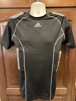 Adidas Climacool~5 Pad Short Sleeve Football Shirt - Men's Sz Large, Black, NWOT - Image 1 of 4