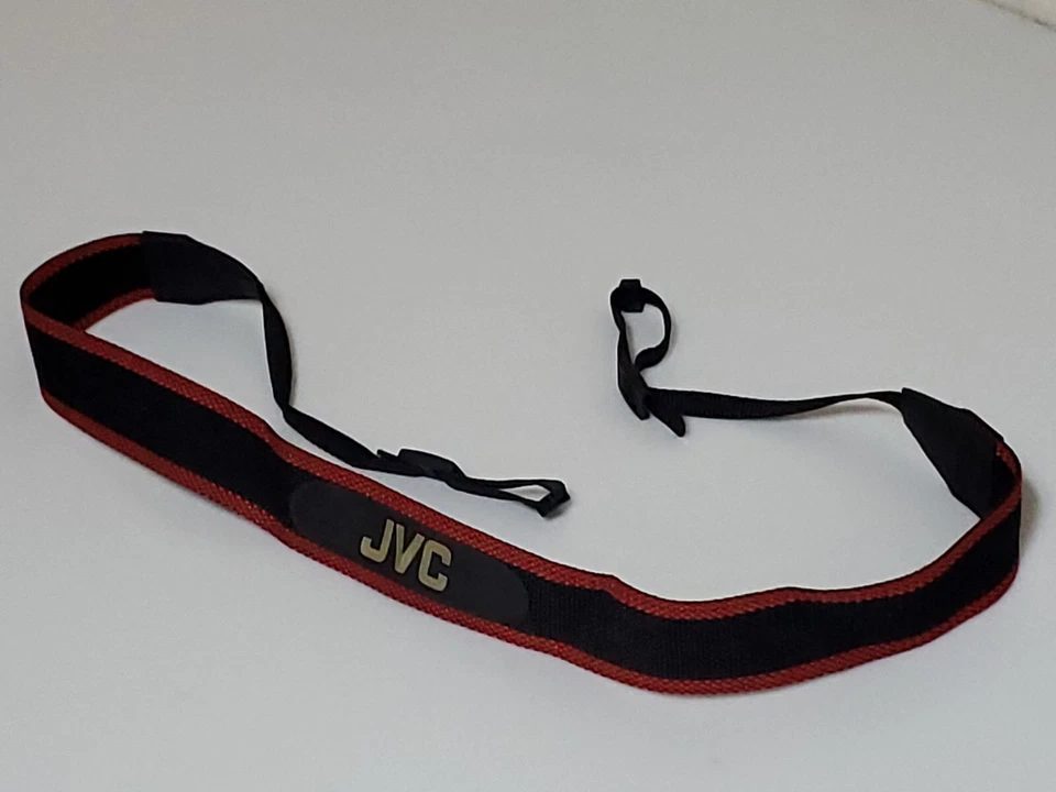 Vintage JVC Video Camera Camcorder Red & Black Shoulder / Neck / Arm Strap  - Image 1 of 1