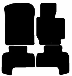 Tailored For Suzuki Grand Vitara 3dr SWB 05-15 Black Basic Car Mat Autostyle - Picture 1 of 4