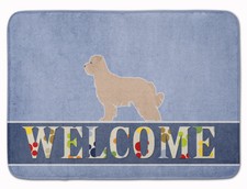 East Urban Home Pyrenean Shepherd Welcome Memory Foam Bath Rug