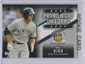 GREG BIRD Charleston Riverdogs 2015 ROOKIE CARD Topps Baseball RC NY YANKEES! - Picture 1 of 2