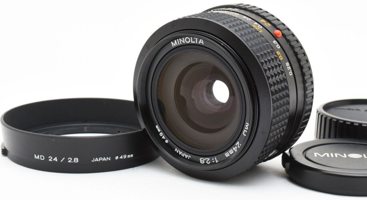 Minolta 24mm f/2.8 MD MF レンズ ジャンク扱い Minolta 24mm f/2.8 MD MF レンズ ジャンク扱い - レンズ(単焦点