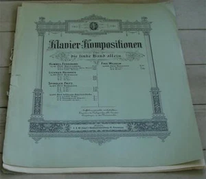 Drei Romanzen, Op. 156, No. 3 Fritz Spindler GREAT OLD SHEET MUSIC - Picture 1 of 1