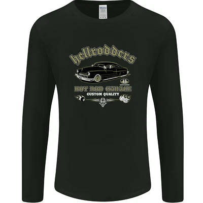 T-shirt à manches longues homme Hellrodders Hot Rod Garage Hotrod Dragster - Photo 1/2