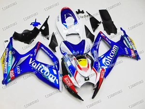 For 2006-2007 GSXR600/750 Blue Voltcom ABS Injection Mold Bodywork Fairing Kit - Picture 1 of 10