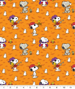 Halloween Snoopy/Woodstock Costume Fabric - 18" x 44" - Picture 1 of 1