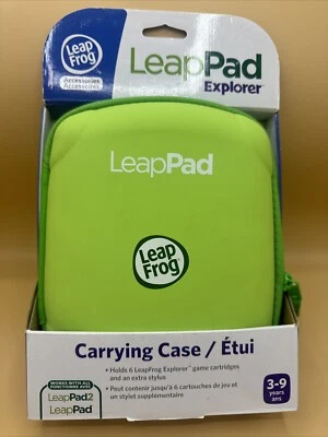 NUEVO LeapFrog Leap Pad Explorer 1, 2, Estuche de Transporte Nuevo - Verde - Nuevo en Caja Foto 1 de 4