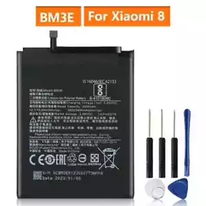 Batería de Repuesto BM3E para Xiaomi 8 MI8 M8 Batería Recargable Teléfono 3400mAh - Imagen 1 de 6