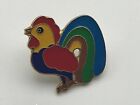 Colorful Rooster Lapel Pin A9