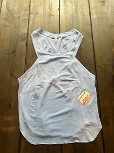FP Free People Movement Womens Oxford Blue  Tank Top Size MAthletic Yoga - Picture 1 of 6