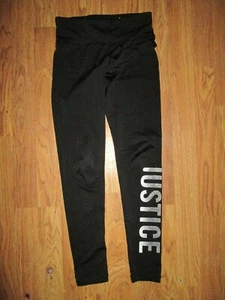 Girls JUSTICE athletic fitted leggings pants sz 10 - Picture 1 of 1