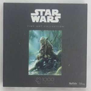 Buffalo Game Star Wars Fine Art Collection 1000Pc Jigsaw Puzzle Yoda Made in USA - Picture 1 of 6