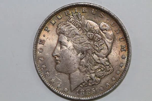 1885-O Morgan 90% Silver Dollar Nice Toning About Uncirculated (MDX4966) - Picture 1 of 5