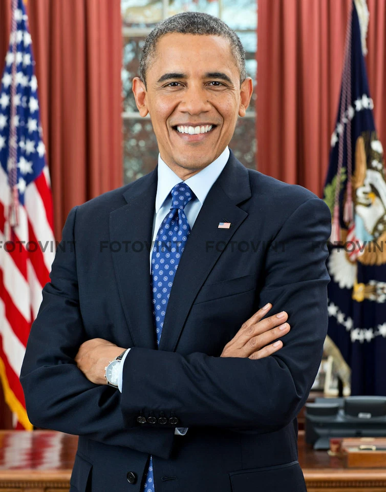 Foto del presidente Barack Obama 8x10 u 11x14 foto OVALADA OFICINA CASA BLANCA IMPRESIÓN Foto 1 de 1