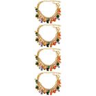  Retro Style Bracelet Set Japanese Lotus Beaded European and American