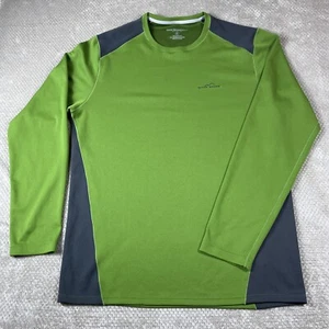 Eddie Bauer Herren Pullover XL Shirt Henley Sport Active Thermo Outdoor feuchtigkeitsableitend - Bild 1 von 13