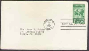 US. 1251. 5c. William James Mayo (1861-1939) Doctors. FDC. 1964 - Picture 1 of 1