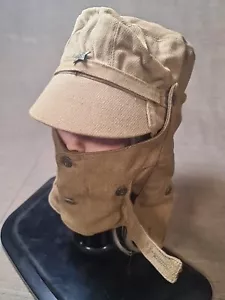 Máscara de gorra de guerra original del ejército soviético de la URSS de Afganistán - Imagen 1 de 9