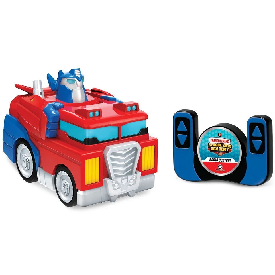 Transformers Remote Control Car R/C Optimus Prime Rescue Bots Academy NEW FS - Image 1 of 4