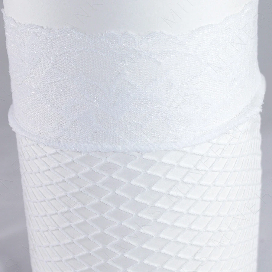 Medias de red lencería hasta el muslo medias de encaje calcetines para mujer Foto 1 de 1