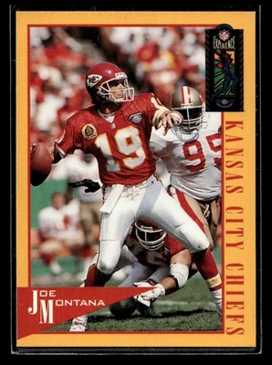 1995  Classic NFL Experience Joe Montana #43 Kansas City Chiefs  NM - Image 1 of 2