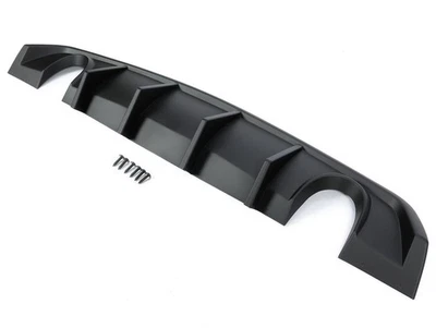 Suitable for V2 Style Matte Black Rear Diffuser for 2012-2014 Dodge Charger SRT8 - Image 1 of 4