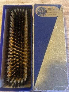 Dovo Solingen Shoe Brush W/Manicure Set Hot Forged Steel Leather Zip Case NIB - Picture 1 of 9