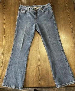 Lee Jeans Women's 16M (36X30) Relaxed Fit Straight Leg Denim Jeans Dark Blue - Picture 1 of 11