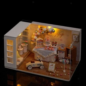 Furniture Dolls House Kit with 1:24. Creative Toys for Children - Picture 1 of 7
