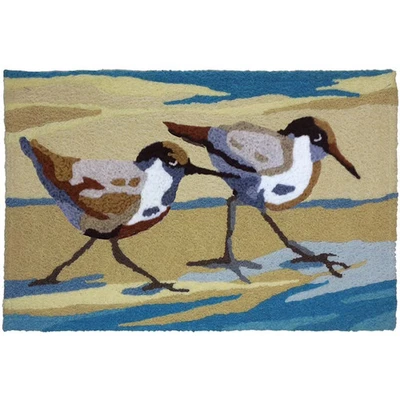 Jellybean - 30x20 Indoor/Outdoor Accent Rug - Sandpiper Pair - Image 1 of 3