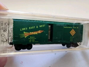 MICRO-TRAINS N Scale 40' Steel Boxcar Boxcar Transcontinental Peoria Way T.P.&W. - Picture 1 of 3