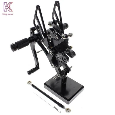 For Yamaha YZF R1 1998-2002 2003 CNC Rearsets GP Rear Sets Footpegs Foot Pedals — 第 1/4 张图片