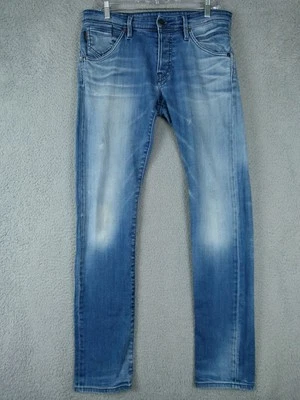 Jack & Jones Glenn Fox Comfort Men 32x32 Blue Slim Fit Stretch Jeans - Image 1 of 4