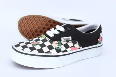 VANS KIDS SHOES ERA SNEAKER KS 13 EUR 30.5 FRUIT CHECKERBOARD BLACK WHITE - image 1 of 3