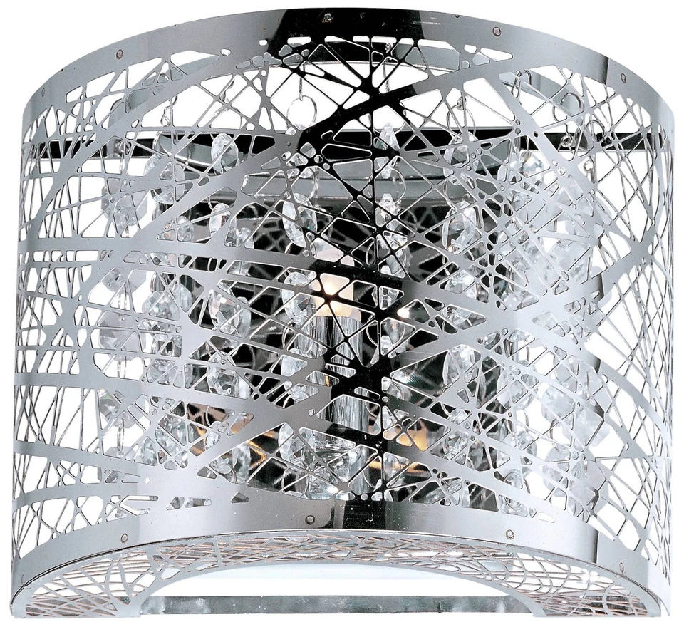 Et2 E21302-10pc Inca Wall Sconce Lighting 1 Light 75 Total Watts Halogen Chrome