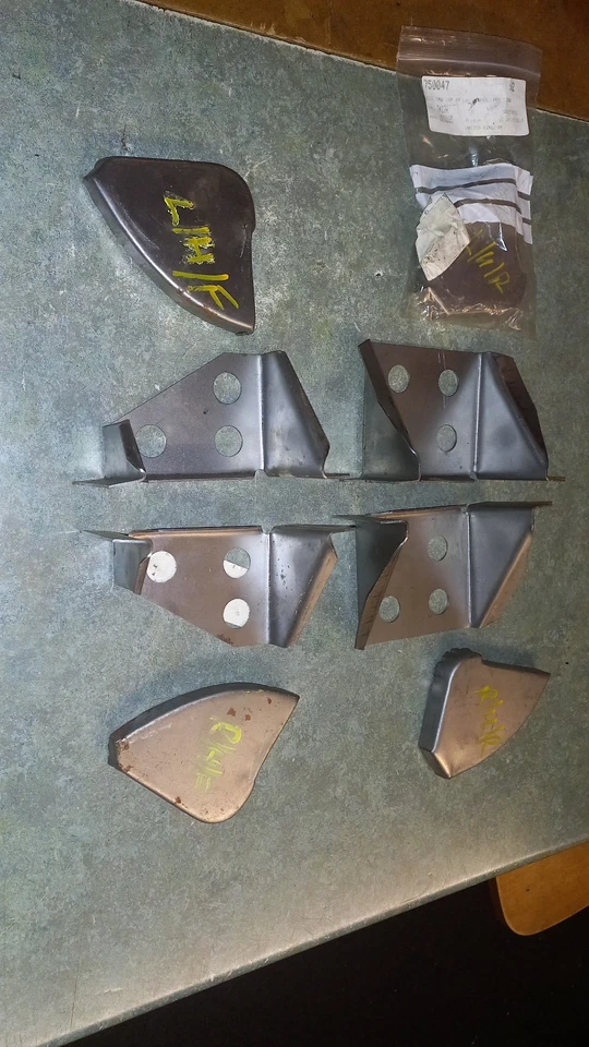 Triumph TR4 Sill Brackets May Also Fit TR4A TR5 TR6 TR250 - Image 1 of 4