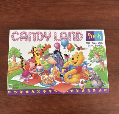 1998 Winnie the Pooh Candy Land Game 100 Acre Wood Picnic Edition COMPLETE - Image 1 of 4