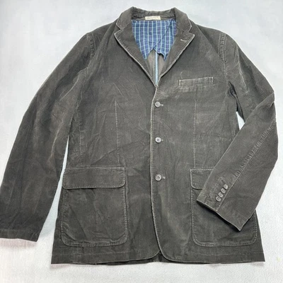 Blazer J.Crew Para Hombres Grande Marrón Pana Rivington Abrigo Deportivo Informal FA08 Forrado Foto 1 de 4