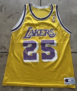 Vintage 1990s NBA Eddie Jones Los Angeles Lakers Champion Jersey - Size 44 Large - Bild 1 von 7