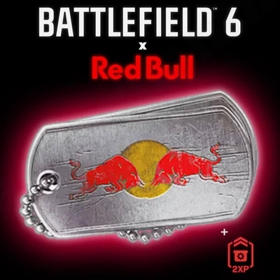 Battlefield 6 x Red Bull Exclusive Limited Edition Dog Tag w/ 2XP [CODE ONLY]
