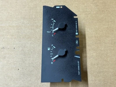 90-93 Ford Mustang NIVEL DE ACEITE Y COMBUSTIBLE Conjunto de medidor de cuadro Panel de instrumentos Fabricante de equipo original Foto 1 de 4