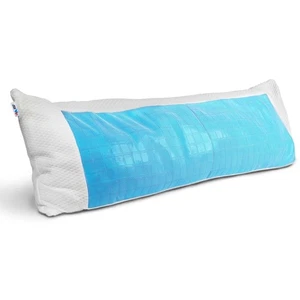 Cooling - Extra Firm Full Shredded Memory Foam Body Pillow w/Cooling Gel, Sup... - Picture 1 of 7