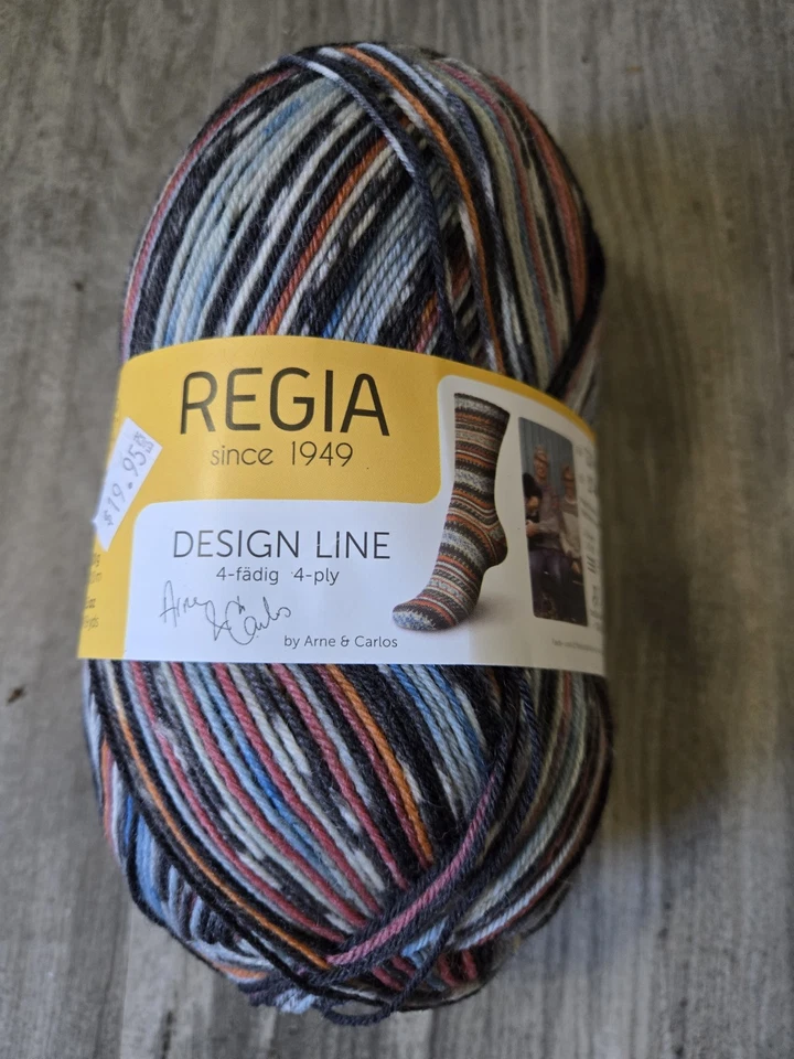 Hilo de calcetín Regia Design Line Arne & Carlos 4 capas - 3655 Foto 1 de 1